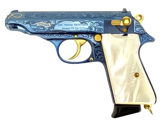 WALTHER PP Blue Engraved For Sale - Price and Used Value - Blue
