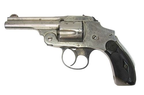 SMITH & WESSON MOD 36 C/F REVOLVER: 38 S&W; 5 shot fluted cylinder