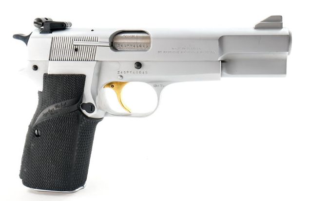 タナカ　F.N. BROWNING HI-POWER Mk-Ⅲ シルバー WE Browning Hi Power MK III airsoft pistol - silver