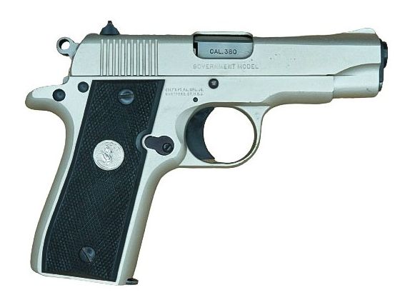 タナカ .380 GOVERNMENT STAINLESS MODEL Tanaka Government .380 Auto Chrome Stainless GBB Pistol