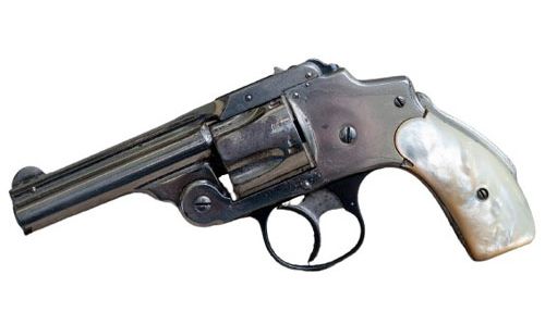 SMITH & WESSON .38 SAFETY HAMMERLESS THIRD MODEL image