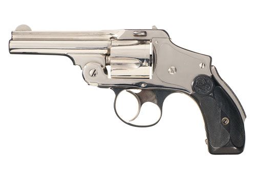 Smith & wesson .38 Safety Hammerless First Model 5 or 6 in. Barrel image