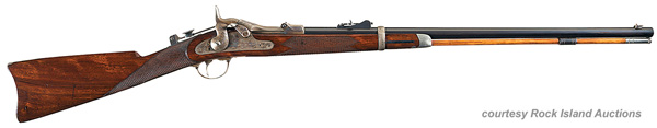 SPRINGFIELD U.S. MODEL 1875 OFFICER'S TRAPDOOR RIFLE - 1ST TYPE For ...